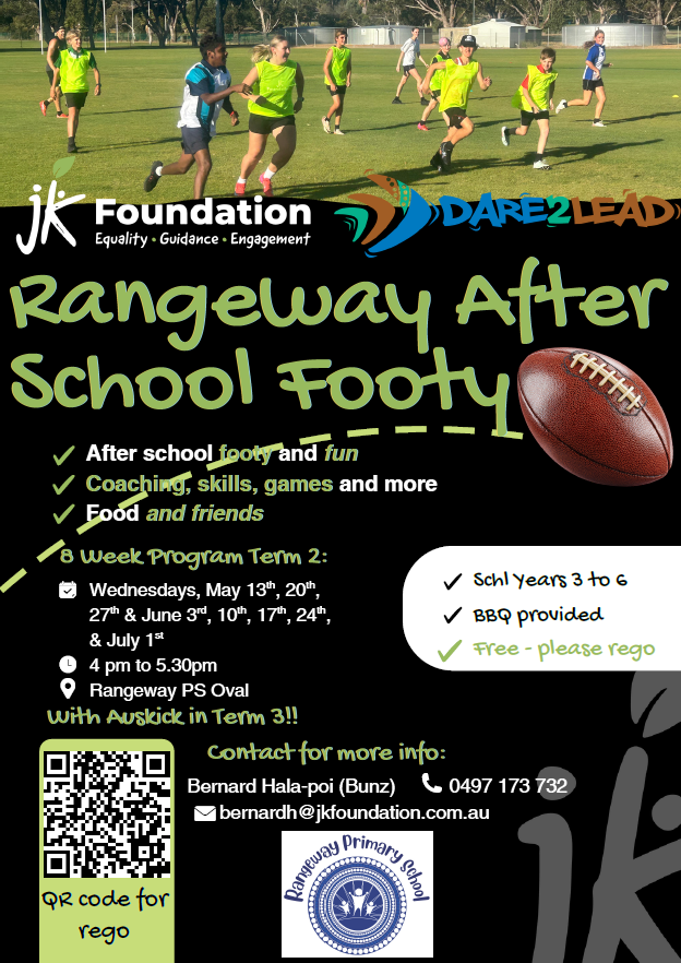 After School Footy - Rangeway Primary School